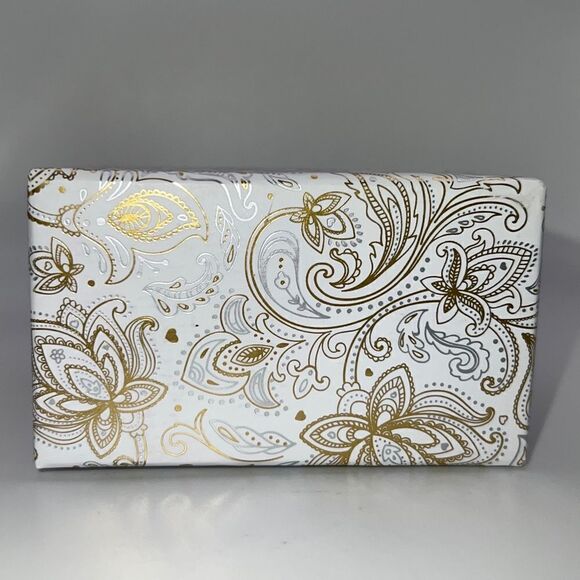 Charter Club 2 Piece Set Pavé Bead & Lavender Imitation Pearl Cuff Bracelets New - Picture 5 of 6